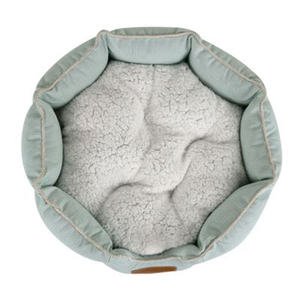 卸売3サイズラウンド高級ペットベッド睡眠猫ベッド低反発犬ペット - Product Image 3