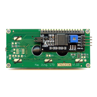 Prix d'usine, écran LCD bleu 5V COB 16x2 caractères, rétroéclairage LED, écran 3,2 pouces, utilisation industrielle, circuit intégré de commande ST7066U, 300 ENRICH OEM