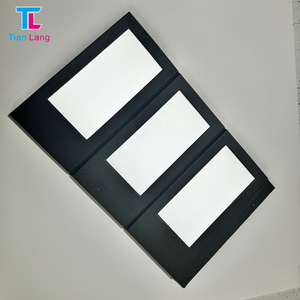 Tianlang LED Insert PU Leather Restaurant Menu Pantalla luminosa de lista de té con base triple para uso en hoteles - Product Image 3