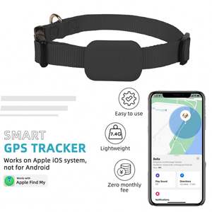 <strong>Find</strong> <strong>Me</strong> Pet Tracker for Dog Pet Location Tracker Item Finder MFi Certificated Airtag Pet Necklace Dog Cat Air Tag GPS - Product Image 5