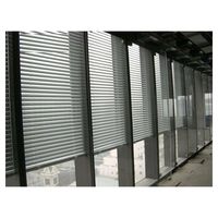 Persienne de fenêtre personnalisée mur extérieur aluminium persiennes cadre persienne motorisée