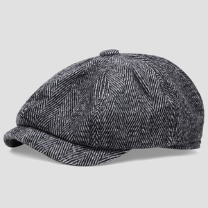 Rasoio banda per <span class=keywords><strong>Peaky</strong></span> paraocchi berretto da uomo ottagonale cappello da pittore donna retrò stile britannico da giornalista stile Casual per - Product Image 2