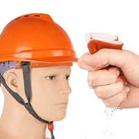 Nouvelle doublure de casque de travail confortable et perforée à quatre points, absorbant la transpiration, anti-friction, amovible