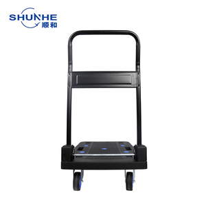 Camion à plate-forme pliable en aluminium avec chariot poussoir pliable à 4 roues avec rangement facile, idéal pour le déplacement et le transport d'une capacité de 150 KGS - Product Image 3
