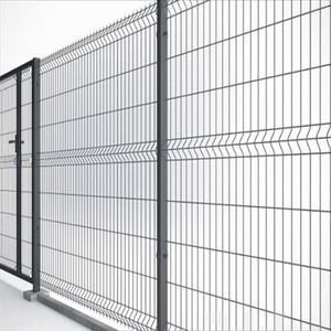 Panneau de clôture en treillis métallique <span class=keywords><strong>rigide</strong></span> 3D à faible coût, galvanisé à chaud, pour barrière temporaire de contrôle des foules lors d'événements - Product Image 1