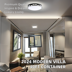 Gran oferta, casa contenedor extensible de 40 pies, casa pequeña modular prefabricada de acero con conveniente panel sándwich - Product Image 5