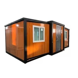 บ้านสำนักงานแบบตู้คอนเทนเนอร์ขยายได้ ทนทาน กันน้ำ ใช้สำหรับสำนักงาน  โครงสร้างแผงแซนวิชแข็งแรงสูง สไตล์วิลล่าสำหรับครอบครัว - Product Image 2