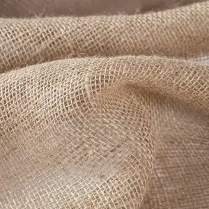Premium Natural Jute Burlap Fabric With Finished Edges Perfect For Plant Cover And Crafts Decorate