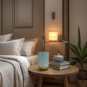 เครื่องกระจายกลิ่นหอมพลาสติกอุลตร้าโซนิคขนาด100มล. เครื่องสร้างความชื้นขนาดเล็กแบบเงียบสำหรับใช้ในบ้านและโรงแรม - Product Image 4