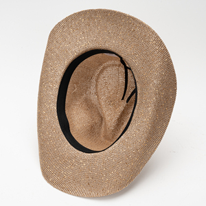 Chapeau de <span class=keywords><strong>cowboy</strong></span> pliable décontracté pour <span class=keywords><strong>femme</strong></span>, printemps et automne, à large bord, tendance, pour la plage et les voyages, avec accessoires. - Product Image 6