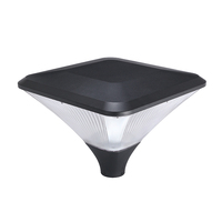 Lampe frontale étanche avec poteau, lampadaire solaire LED blanc super lumineux Guangdong pour extérieur et jardin