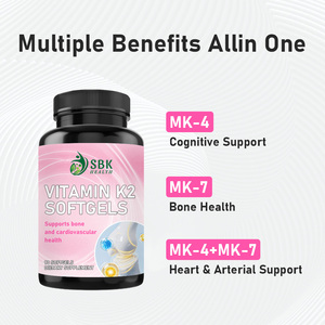 Gélules de Vitamine K2 les plus vendues avec MK4 : Aide à renforcer les os et favorise une santé cardiovasculaire saine – Compléments alimentaires en gélules - Product Image 3