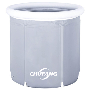 75*75cm <span class=keywords><strong>bain</strong></span> chaud <span class=keywords><strong>bain</strong></span> de glace gonflable pliable portable assis baignoire - Product Image 2