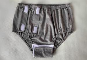 Pantaloni Unisex in Cotone per Anziani con Apertura a Strappo, Design a Due Pezzi per Pazienti Allettati con Incontinenza - Product Image 6