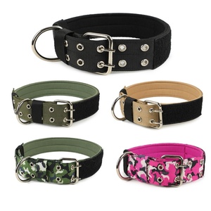 Collar de perro grande y mediano sostenible, duradero, resistente al agua para Pitbulls Golden Retrievers, cinta táctica de poliéster hecha - Product Image 5