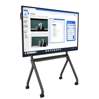 Tableau blanc interactif intelligent pour salle de réunion, 85 pouces, tactile, numérique, éducation, tableau intelligent sans projecteur