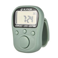 Compteur numérique électronique à sept canaux Offre Spéciale avec lumière LED et heure, compteur de doigts Tasbih