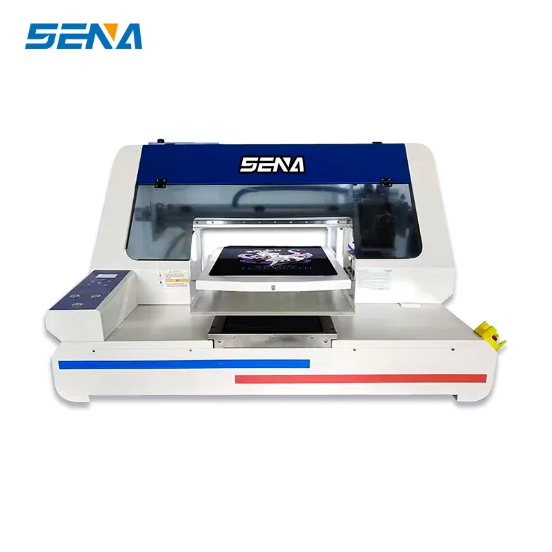 Colorful T-Shirt Printing Machine DTG Printer with Printheads Digital Printing Machine