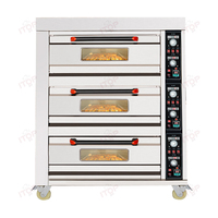 Fours de cuisson électriques à gaz de boulangerie commerciale Four électrique de pont