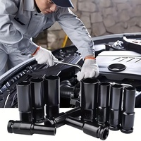 Jeu de douilles de 20 pièces (8-32 mm) avec embout de 1/2 pouce pour l'entretien automobile, les réparations, les projets de bricolage et les outils de quincaillerie domestique