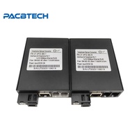 Convertidor de Voz Telefónica y Ethernet sobre Fibra Óptica de 2 Puertos FXO/FXS RJ11 para Teléfono Analógico a PBX