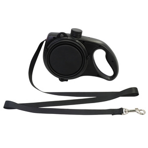<b>Pet</b> <b>Leash</b> Retractable Black Plastic Dog Walking Beach Use - Product Image 3