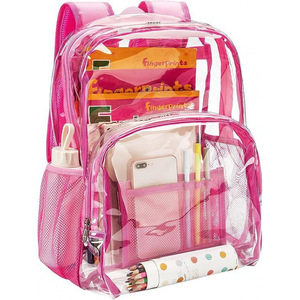 Mochila Unisex de PVC Moderna, Transparente, Informal, Impermeable, Adecuada para Estudiantes y Adultos de Oficina, Último Modelo - Product Image 2
