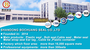 Bcp607 có thể điều chỉnh kéo chặt chẽ mã vạch an ninh con dấu với chèn kim loại - Product Image 6