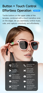 Migliori Occhiali AI con Montatura per Corsa, Occhiali Intelligenti Bluetooth con Videocamera e <span class=keywords><strong>Software</strong></span> Personalizzato - Product Image 3