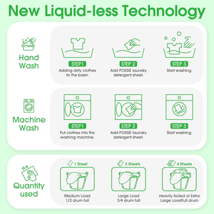 مسحوق غسيل طبيعي ذو رائحة دائمة، أوراق منظفات الغسيل للتنظيف العميق - Product Image 3