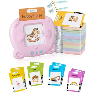 TS Kids Learning Flashcard Reader Speech Therapy Machine Toy Sight Words Children Educational Cognitive Cards Talking Flash Card