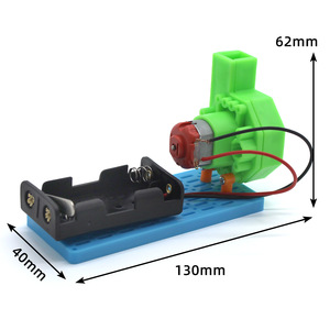 Mini soplador 1, Kit de ciencia DIY, juguete educativo de plástico para niños de 7 a 9 años, modelo de forma geométrica de funcionamiento manual - Product Image 4