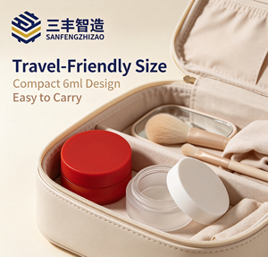 6ml Mini Round Cosmetic <b>Cream</b> Jar Empty <b>Lip</b> Balm Container For Makeup Sample - Product Image 1