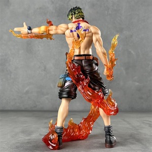 Figura de <span class=keywords><strong>Anime</strong></span> de Portgas D. Ace de <span class=keywords><strong>One</strong></span> <span class=keywords><strong>Piece</strong></span>, Figura de Acción Versión Batalla de Fuego, Estatua Coleccionable de PVC, Modelo de Juguete para Decoración de Habitaciones - Product Image 5