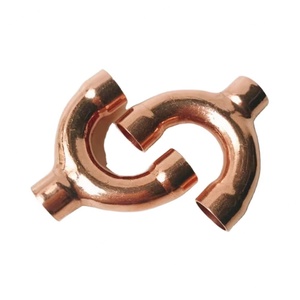 Cheap Price T2 High Quality Air Conditioning Indoor Unit Manifold Pipe <b>Copper</b> Tee - Product Image 1