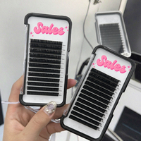 Meecillashes Volume Extension Effect W Shape CC C PBT Fiber Faux Mink Matte False Eyelashes Handmade