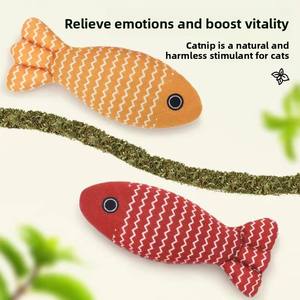 ของเล่นแมวแคทนิปสำหรับแมวในบ้าน-ของเล่นแมวรูปสัตว์การ์ตูนทำจากผ้าลินินรูปทรงหมอน<span class=keywords><strong>นอน</strong></span> ปลอดภัยต่อสิ่งแวดล้อม - Product Image 4