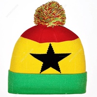 Nouveauté : Bonnet tricoté avec drapeau du Burundi pour femmes et hommes, bonnet à pompon, bonnet d'hiver chaud, doux, extensible, pas cher, vente en gros personnalisée