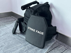 Set di equipaggiamento protettivo personalizzato 3 piastra di armatura 4 piastra balistica in ceramica 3A PE allumina 10x12 III & IV piastra di armatura - Product Image 3