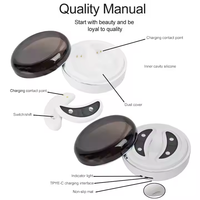 Patch de beauté intelligent anti-âge pour les yeux et la peau, micro-courant, vibration rouge, atténue les ridules, équipement de massage professionnel