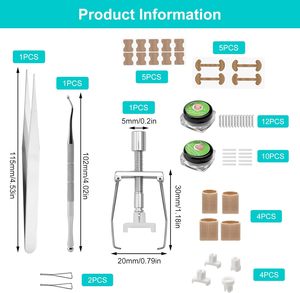Kit de Correction des Ongles Incarnés, Ensemble de Soins des Pieds, <span class=keywords><strong>Pince</strong></span> à Ongles Courbée en Acier Inoxydable, <span class=keywords><strong>Traitement</strong></span> des Paronychies, Écologique et Esthétique - Product Image 2