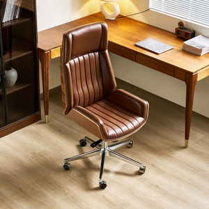 Silla de Oficina con Estructura de Acero Resistente, 360 °   Silla Ergonómica Giratoria para Uso Doméstico y Comercial - Product Image 2