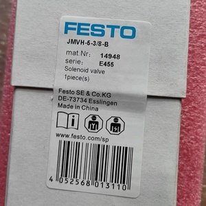 Válvula Solenoide Original FESTO JMVH-<span class=keywords><strong>5</strong></span>-1/8-B 30475 JMVH-<span class=keywords><strong>5</strong></span>-1/8-S-B 30476, Válvula Solenoide a Prueba de Explosiones, Válvula Solenoide Neumática - Product Image 5