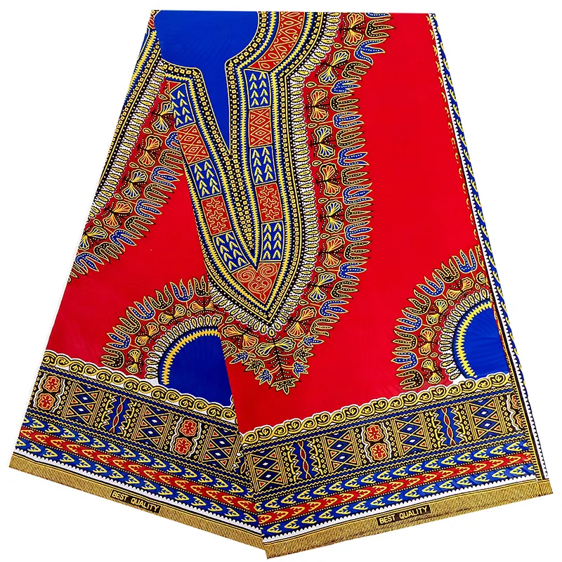 Traditionelle Afrikanische Batik Material Echt Wachs Stoff Dashiki Drucken Stoffe 6 Yards Für Kleidung