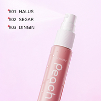 KORMESIC Spray buccal pêche certifié Bpom 18ml pour l'hygiène buccale, réduit les odeurs, haleine fraîche, format voyage, portable, marque privée