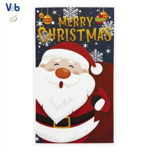 Collection de Noël personnalisée Scents Seasons, carte de vœux individuelle 3D pliable avec bonhomme de neige, Père Noël, cerf, montagne blanche - Product Image 3