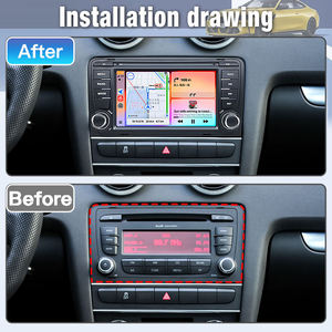 วิทยุติดรถยนต์ STWEI ขนาด 7 นิ้ว เครื่องเล่นมัลติมีเดีย รองรับ Wireless CarPlay และ Android Auto สำหรับรถยนต์ Audi A3 8P S3 ปี 2003-2012 RS3 ระบบ Linux หน้าจอสัมผัส - Product Image 5