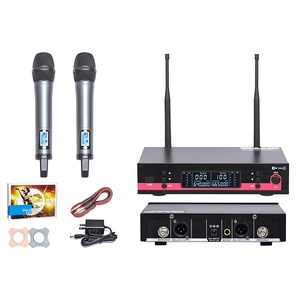 Chuyên nghiệp ew100g3 UHF <span class=keywords><strong>Mike</strong></span> hệ thống karaoke sân khấu sống giọng hát không dây Microphone e945 e845s Mic - Product Image 2