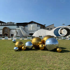 热卖充气镜球漂浮水池密封巨型球体气球大型黄金活动装饰品海洋主题 - Product Image 4