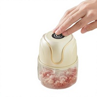 Mini hachoir électrique sans fil pour ail et viande, robot culinaire pour bébé, mixeur portable automatique rechargeable pour la maison